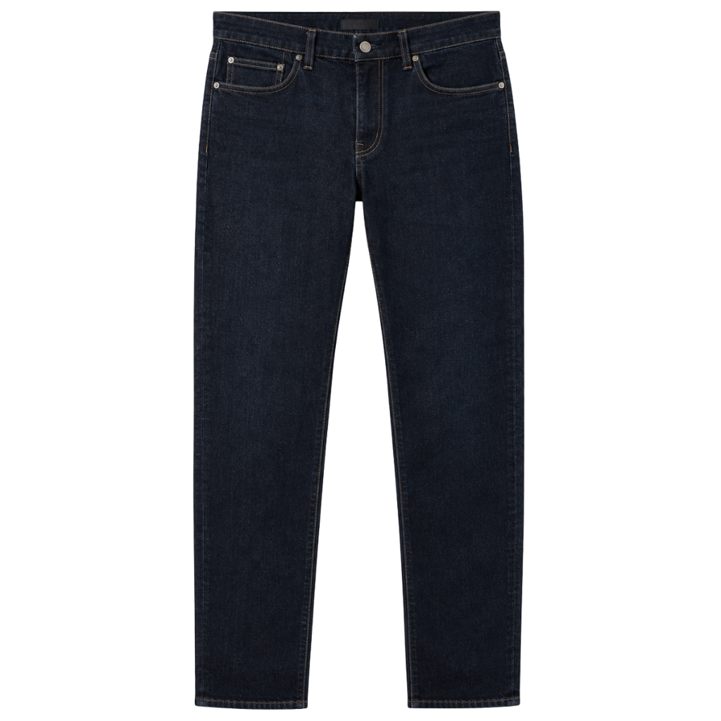 Midnight Indigo Straight-Fit Denim Jeans | Phuworf