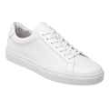 Minimalist White Leather Trainers | Phuworf