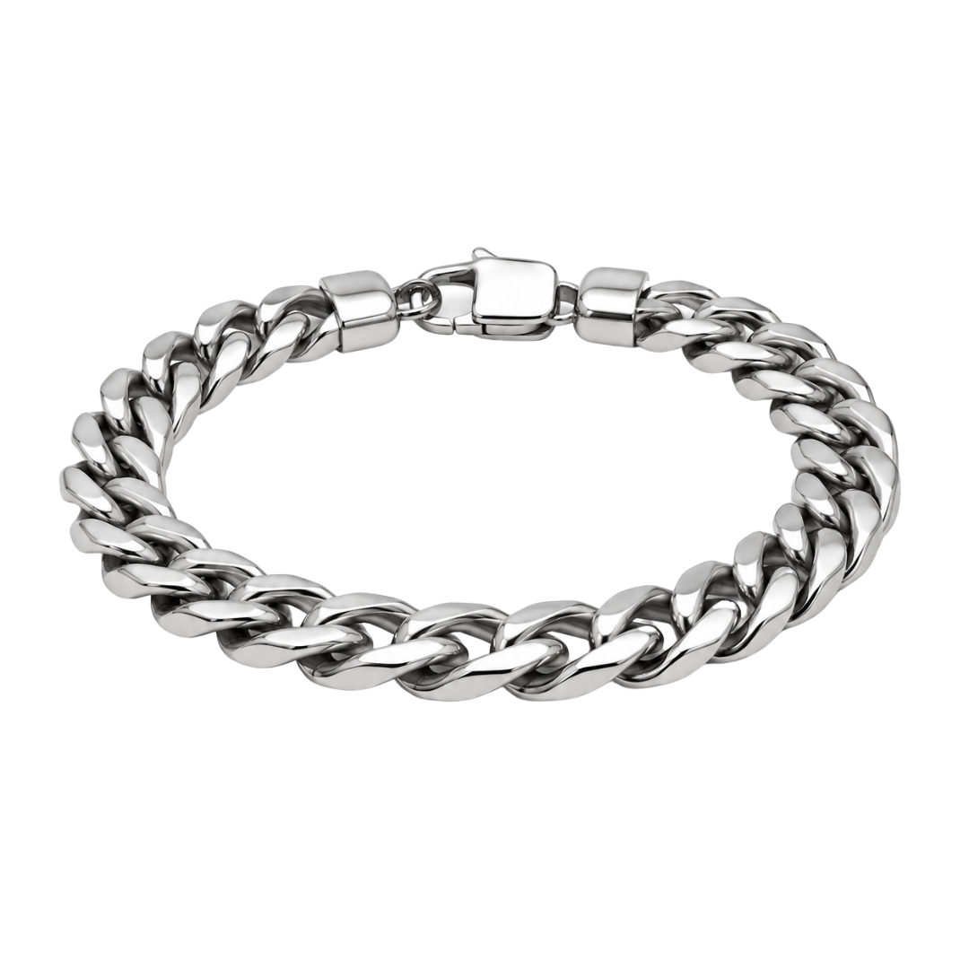 Chunky Stainless Steel Cuban Chain Bracelet | Phuworf
