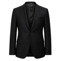 Black Tailored Wool Blazer | Phuworf