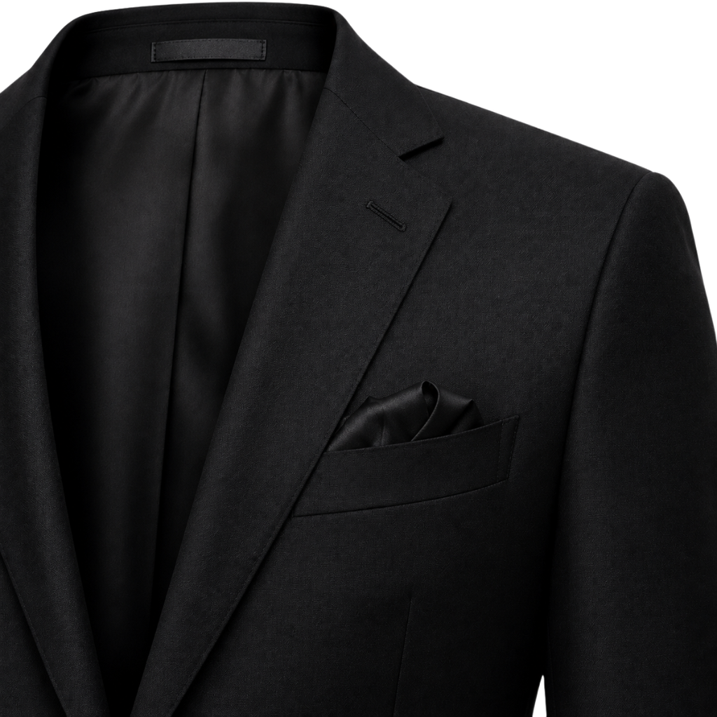 Black Tailored Wool Blazer | Phuworf