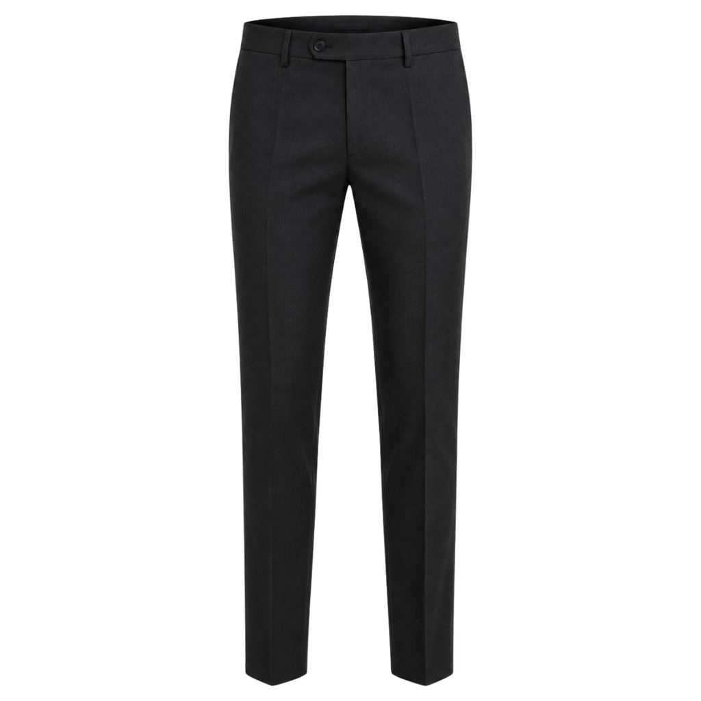 Charcoal Tailored Wool Trousers | Phuworf